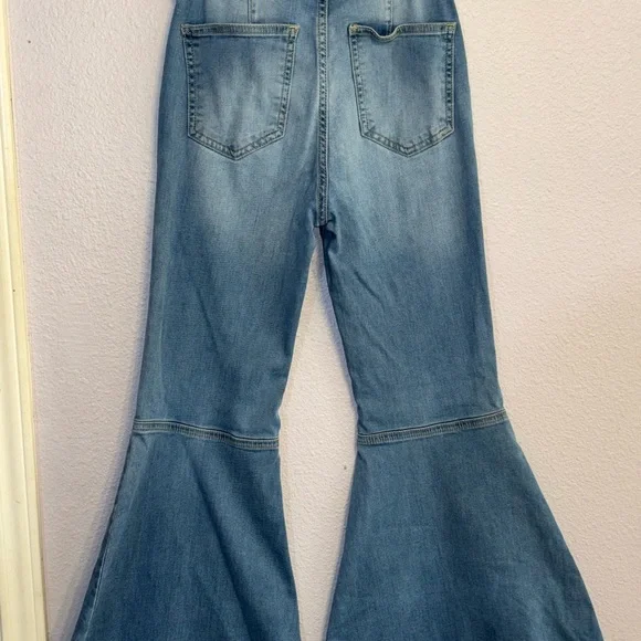 Free People Light Blue Flare Jeans - Picture 6 of 8